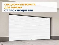 Cекционные ворота 2500х2300 мм белые DoorHan RSD02