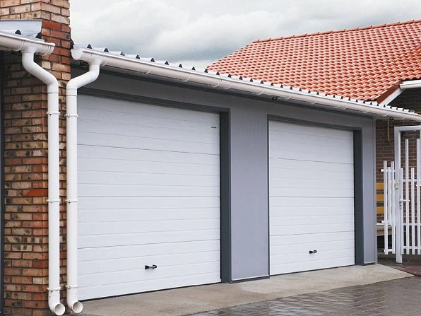 Cекционные ворота 3200х2900 мм белые DoorHan RSD02, www.pyatigorsk.doorhan.ru